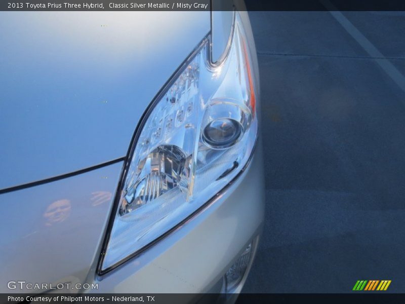 Classic Silver Metallic / Misty Gray 2013 Toyota Prius Three Hybrid