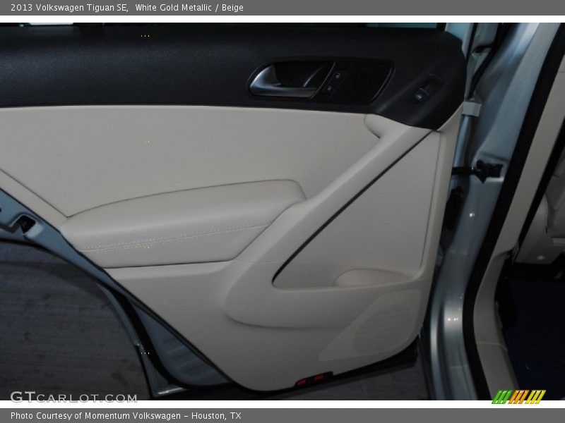 White Gold Metallic / Beige 2013 Volkswagen Tiguan SE