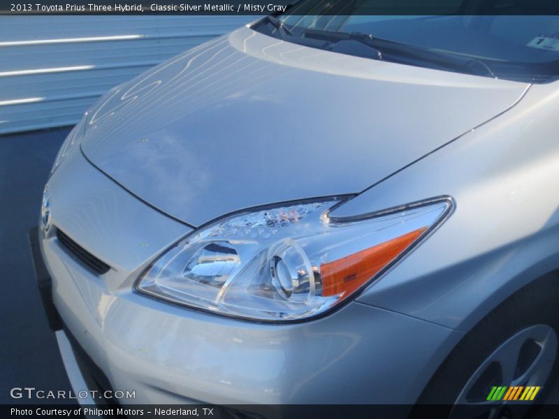 Classic Silver Metallic / Misty Gray 2013 Toyota Prius Three Hybrid