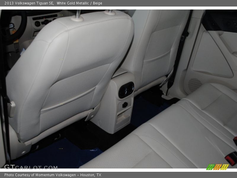 White Gold Metallic / Beige 2013 Volkswagen Tiguan SE