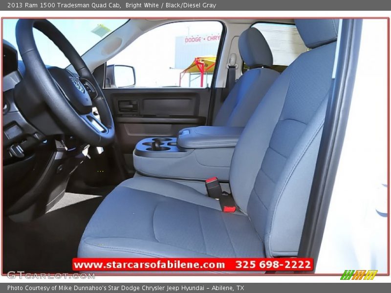 Bright White / Black/Diesel Gray 2013 Ram 1500 Tradesman Quad Cab