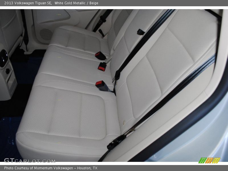 White Gold Metallic / Beige 2013 Volkswagen Tiguan SE