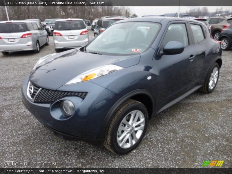 Graphite Blue / Black/Silver Trim 2013 Nissan Juke S AWD