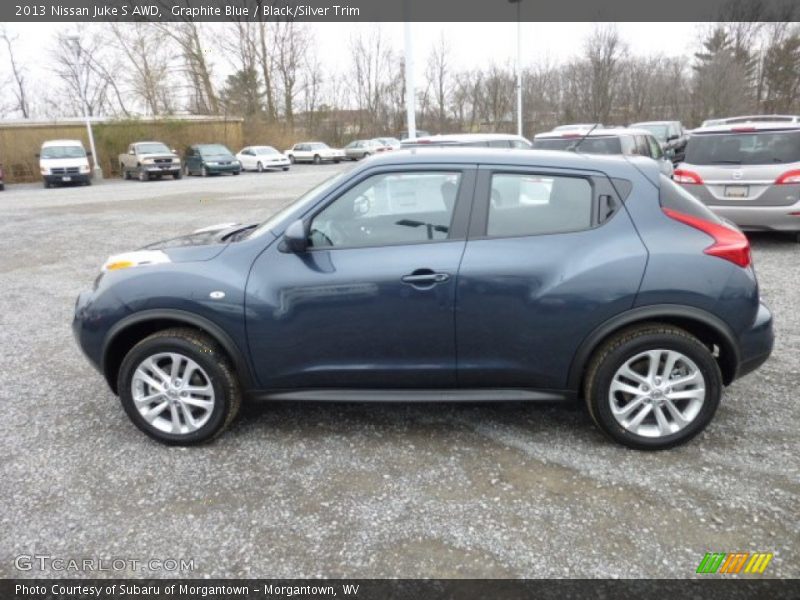 Graphite Blue / Black/Silver Trim 2013 Nissan Juke S AWD