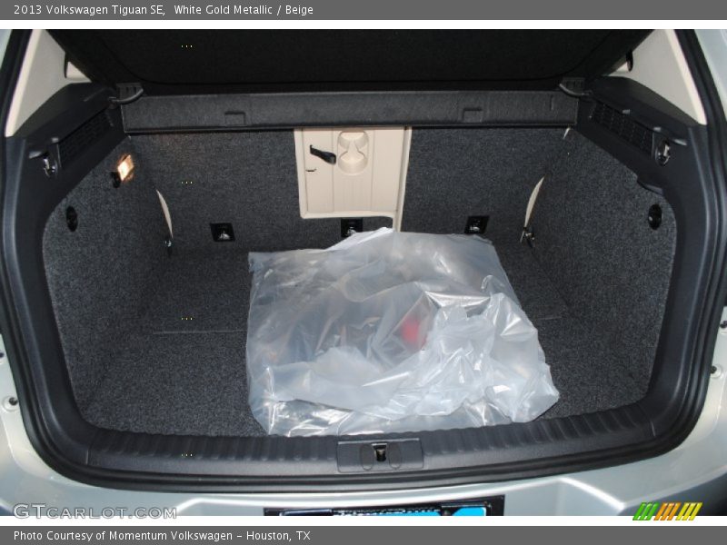 White Gold Metallic / Beige 2013 Volkswagen Tiguan SE