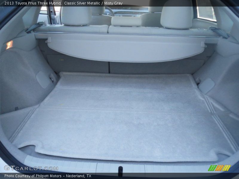 Classic Silver Metallic / Misty Gray 2013 Toyota Prius Three Hybrid