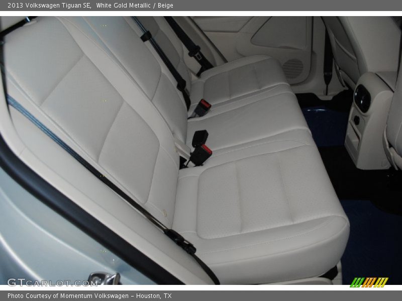 White Gold Metallic / Beige 2013 Volkswagen Tiguan SE