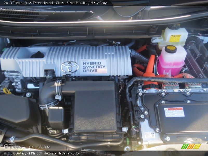 Classic Silver Metallic / Misty Gray 2013 Toyota Prius Three Hybrid