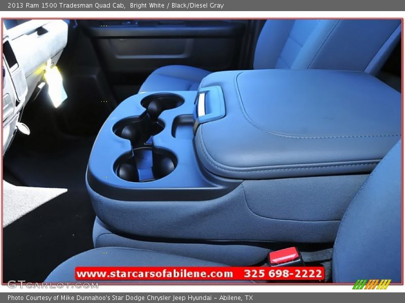 Bright White / Black/Diesel Gray 2013 Ram 1500 Tradesman Quad Cab