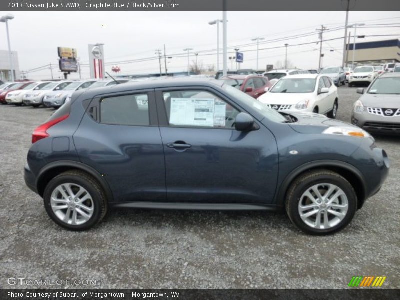 Graphite Blue / Black/Silver Trim 2013 Nissan Juke S AWD