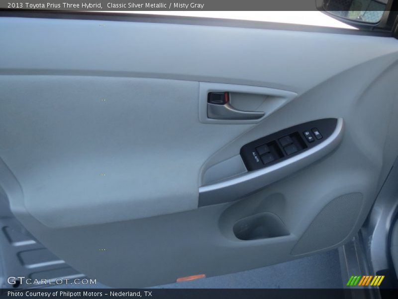 Classic Silver Metallic / Misty Gray 2013 Toyota Prius Three Hybrid