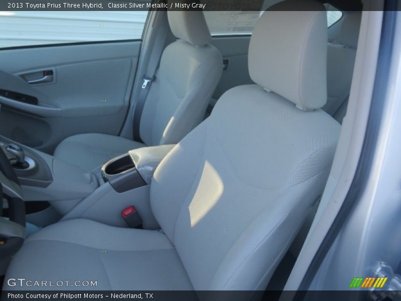 Classic Silver Metallic / Misty Gray 2013 Toyota Prius Three Hybrid