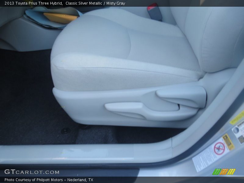Classic Silver Metallic / Misty Gray 2013 Toyota Prius Three Hybrid