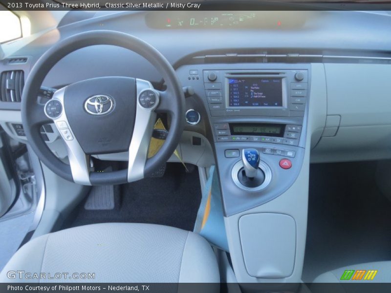 Classic Silver Metallic / Misty Gray 2013 Toyota Prius Three Hybrid