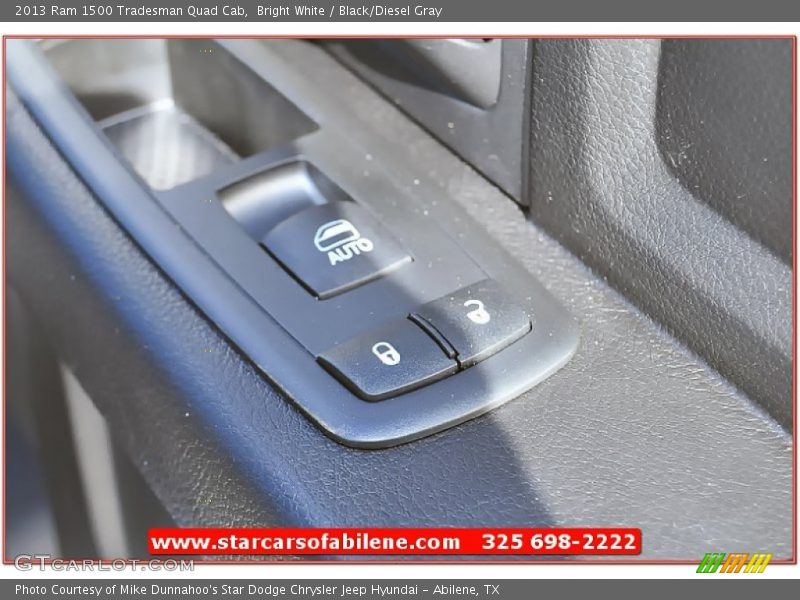 Bright White / Black/Diesel Gray 2013 Ram 1500 Tradesman Quad Cab