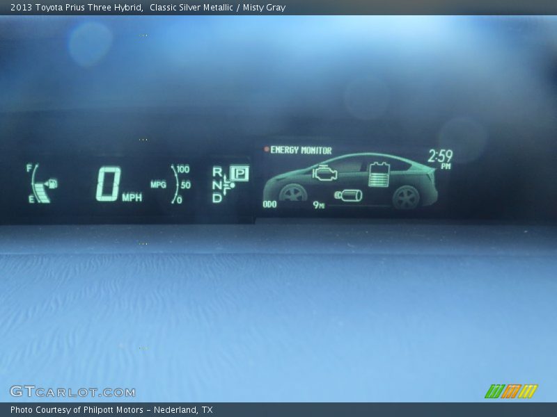 Classic Silver Metallic / Misty Gray 2013 Toyota Prius Three Hybrid