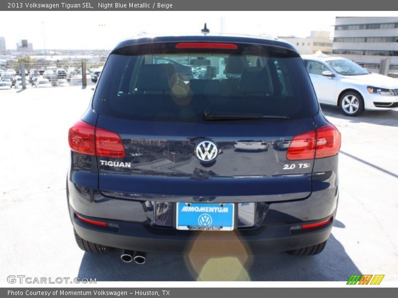 Night Blue Metallic / Beige 2013 Volkswagen Tiguan SEL