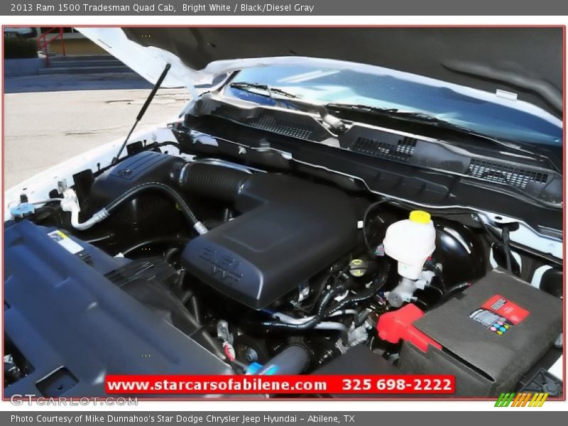 Bright White / Black/Diesel Gray 2013 Ram 1500 Tradesman Quad Cab