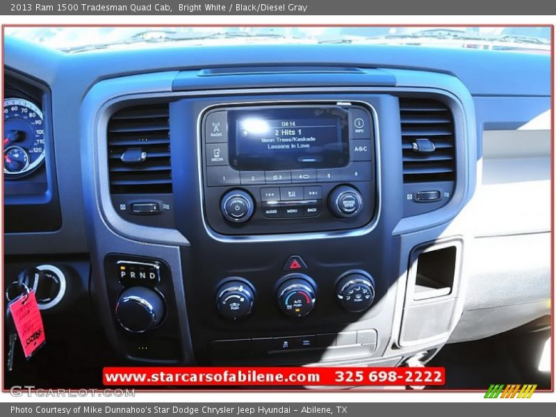 Bright White / Black/Diesel Gray 2013 Ram 1500 Tradesman Quad Cab