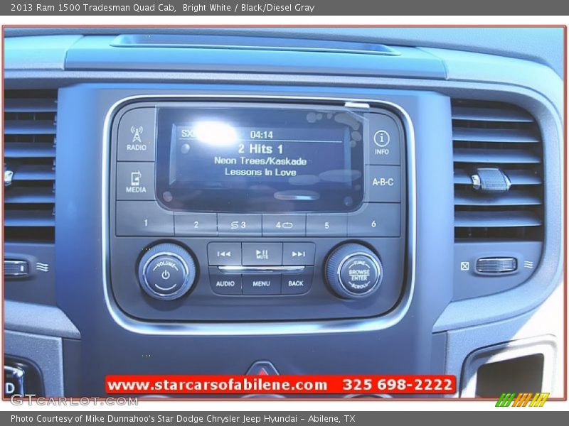 Bright White / Black/Diesel Gray 2013 Ram 1500 Tradesman Quad Cab