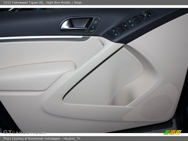 Night Blue Metallic / Beige 2013 Volkswagen Tiguan SEL