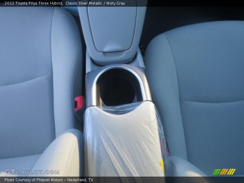 Classic Silver Metallic / Misty Gray 2013 Toyota Prius Three Hybrid
