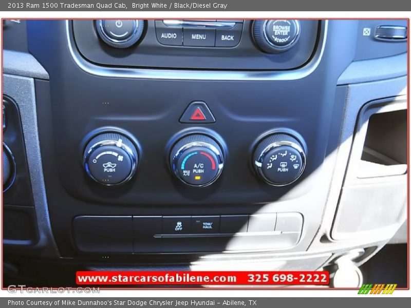 Bright White / Black/Diesel Gray 2013 Ram 1500 Tradesman Quad Cab