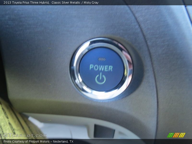 Classic Silver Metallic / Misty Gray 2013 Toyota Prius Three Hybrid