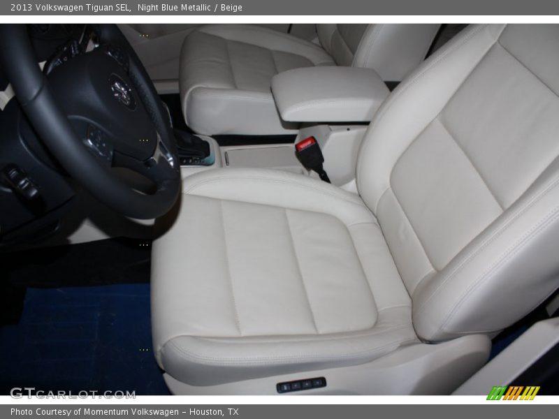 Night Blue Metallic / Beige 2013 Volkswagen Tiguan SEL