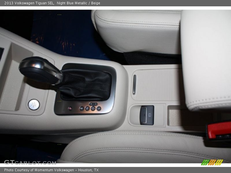 Night Blue Metallic / Beige 2013 Volkswagen Tiguan SEL