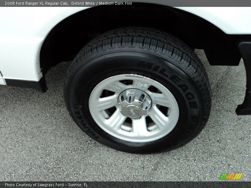 Oxford White / Medium Dark Flint 2008 Ford Ranger XL Regular Cab