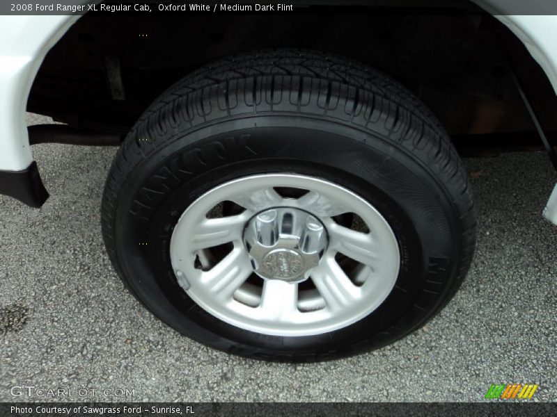 Oxford White / Medium Dark Flint 2008 Ford Ranger XL Regular Cab