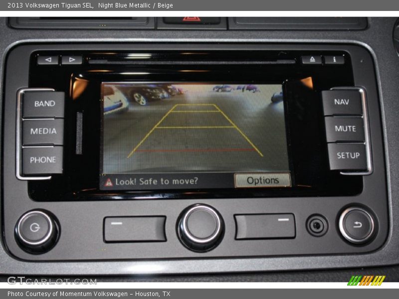 Night Blue Metallic / Beige 2013 Volkswagen Tiguan SEL