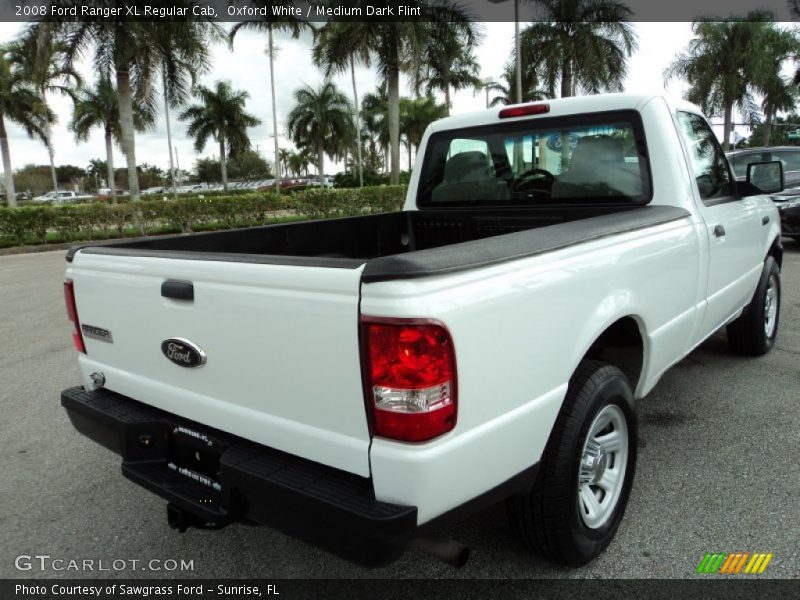 Oxford White / Medium Dark Flint 2008 Ford Ranger XL Regular Cab