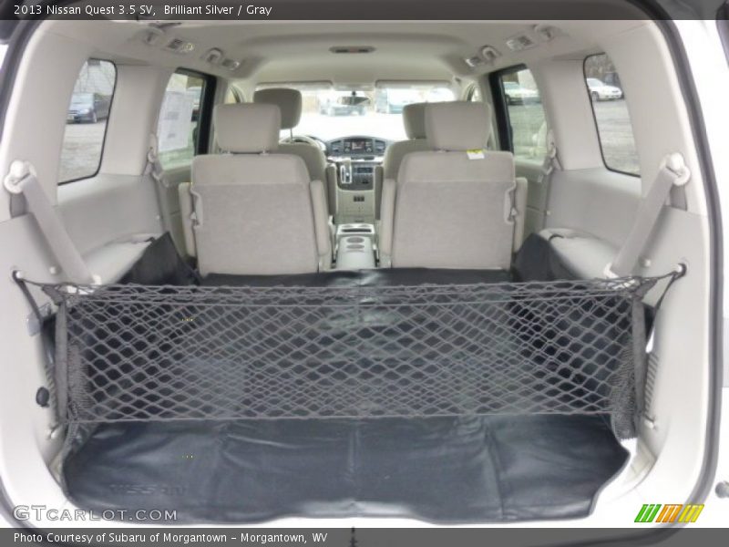 Brilliant Silver / Gray 2013 Nissan Quest 3.5 SV
