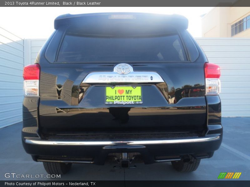 Black / Black Leather 2013 Toyota 4Runner Limited