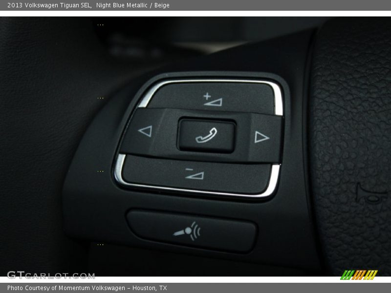 Night Blue Metallic / Beige 2013 Volkswagen Tiguan SEL