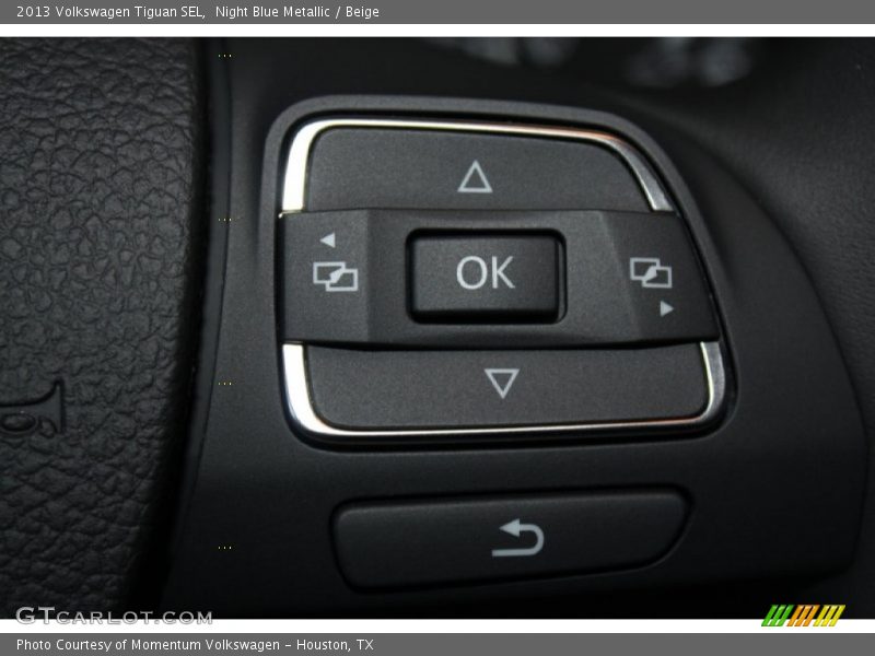 Night Blue Metallic / Beige 2013 Volkswagen Tiguan SEL