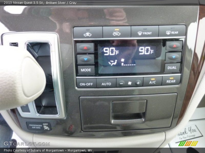 Controls of 2013 Quest 3.5 SV