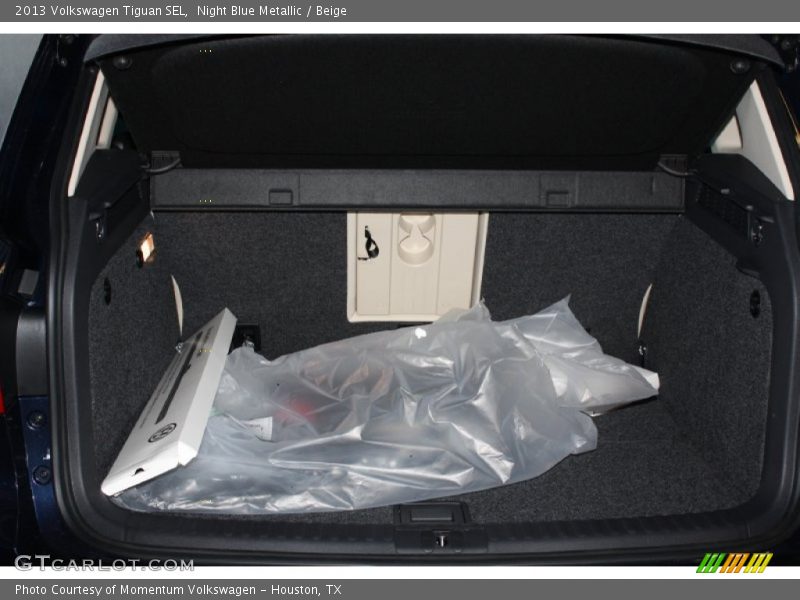 Night Blue Metallic / Beige 2013 Volkswagen Tiguan SEL