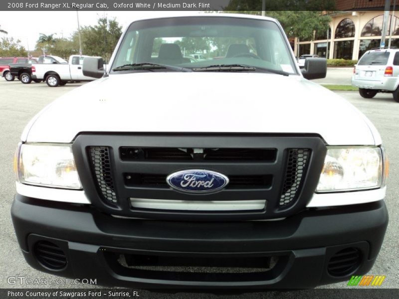 Oxford White / Medium Dark Flint 2008 Ford Ranger XL Regular Cab