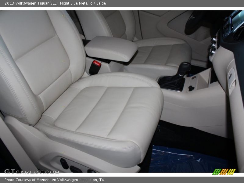 Night Blue Metallic / Beige 2013 Volkswagen Tiguan SEL