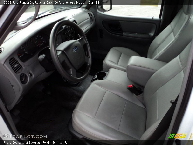 Medium Dark Flint Interior - 2008 Ranger XL Regular Cab 