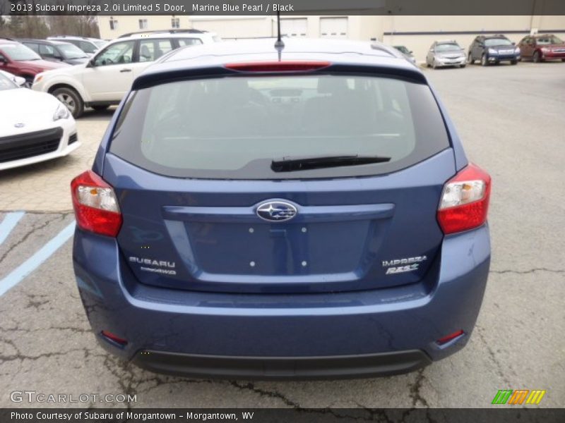 Marine Blue Pearl / Black 2013 Subaru Impreza 2.0i Limited 5 Door