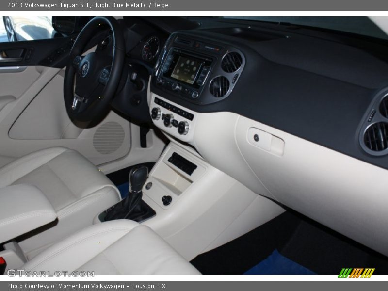 Night Blue Metallic / Beige 2013 Volkswagen Tiguan SEL