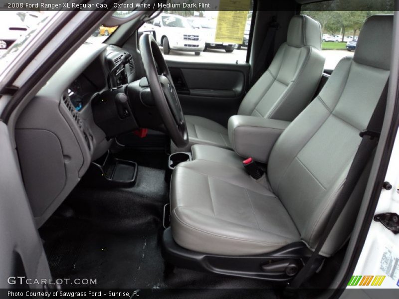 Front Seat of 2008 Ranger XL Regular Cab