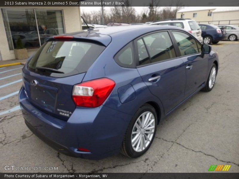 Marine Blue Pearl / Black 2013 Subaru Impreza 2.0i Limited 5 Door