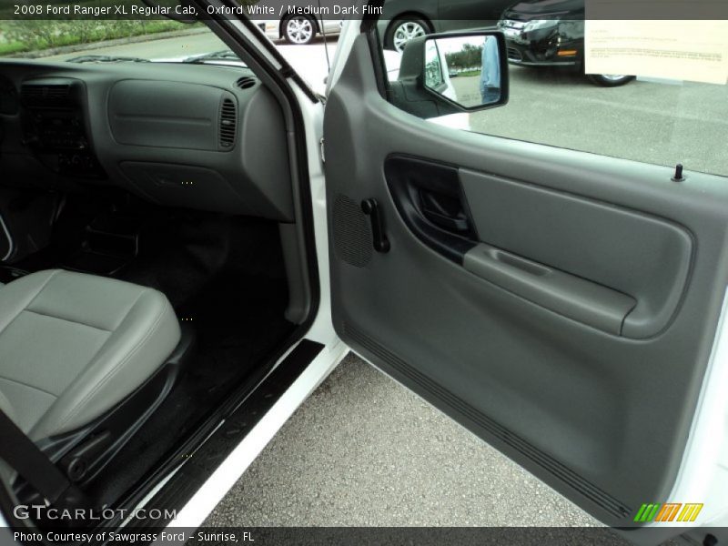 Oxford White / Medium Dark Flint 2008 Ford Ranger XL Regular Cab
