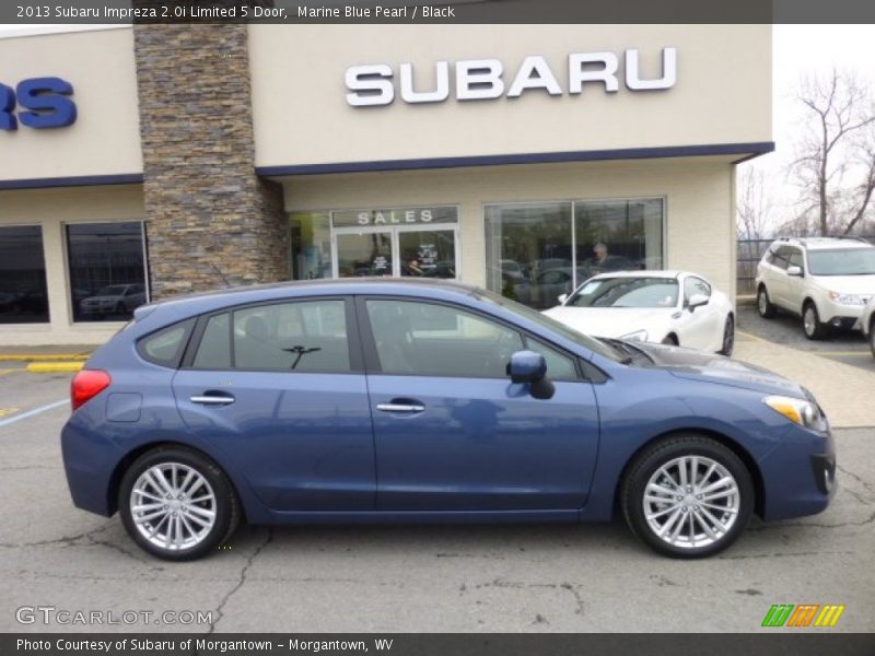 Marine Blue Pearl / Black 2013 Subaru Impreza 2.0i Limited 5 Door