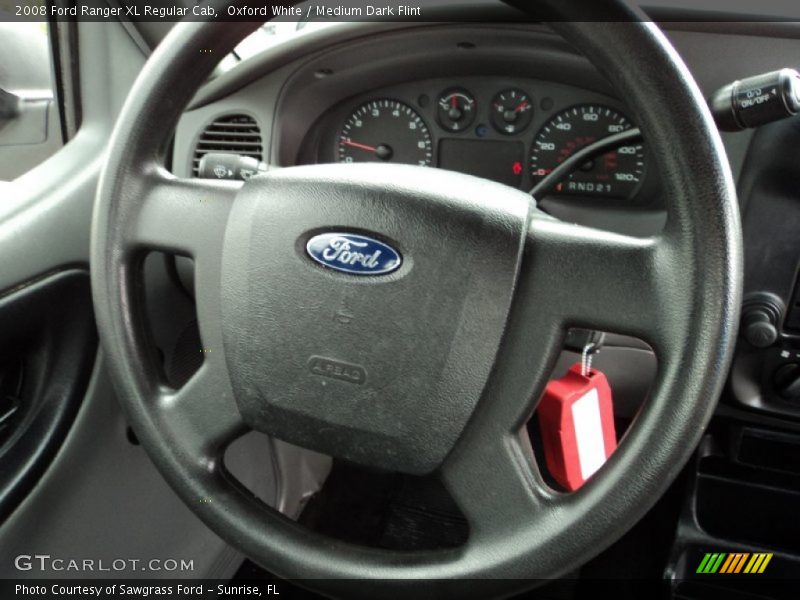 Oxford White / Medium Dark Flint 2008 Ford Ranger XL Regular Cab